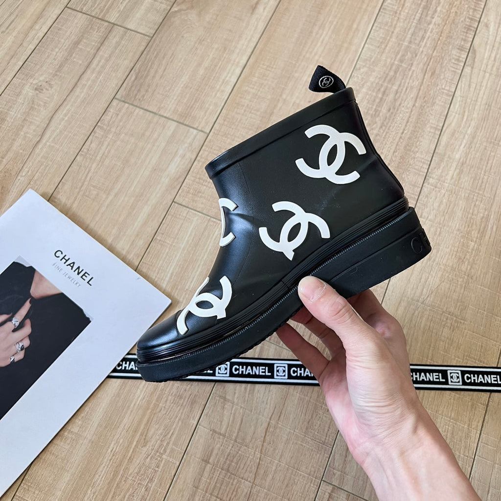 New Fashion Logo Printed Short Rain Boots PF1326092105