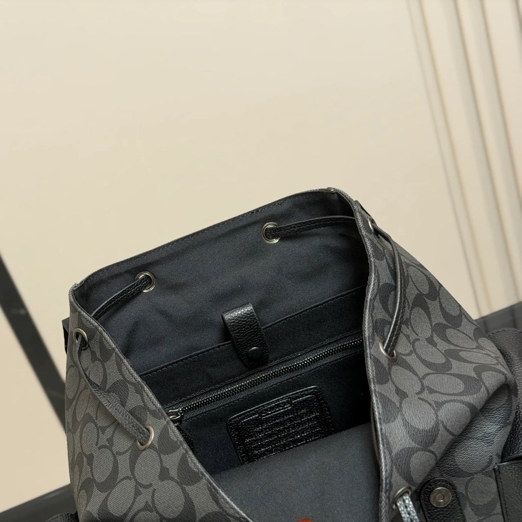 Men's leather backpack 1425121620