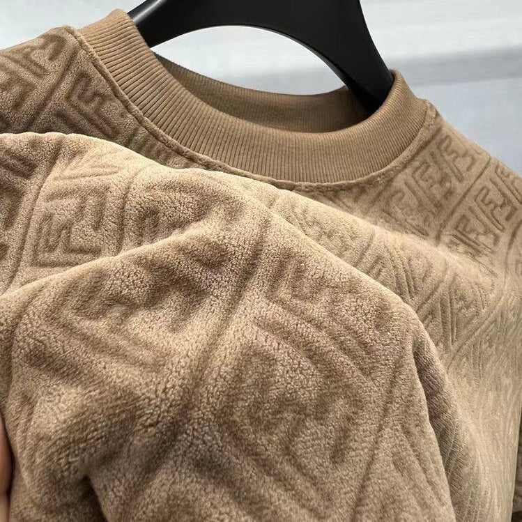 New veLet thickened men's pullover hoodie 1024102507