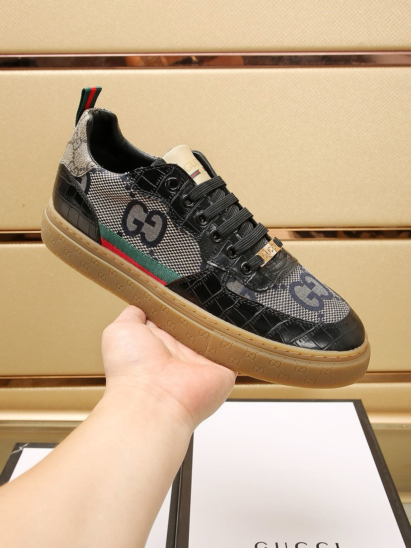 fashion printed rubber sole sneakers 0724072305