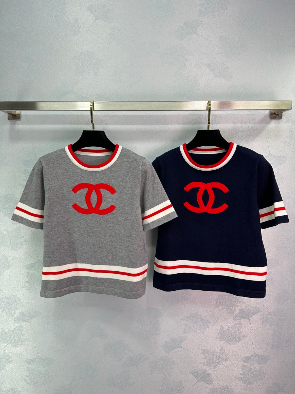 fashion round neck knitted short sleeves 0725030101