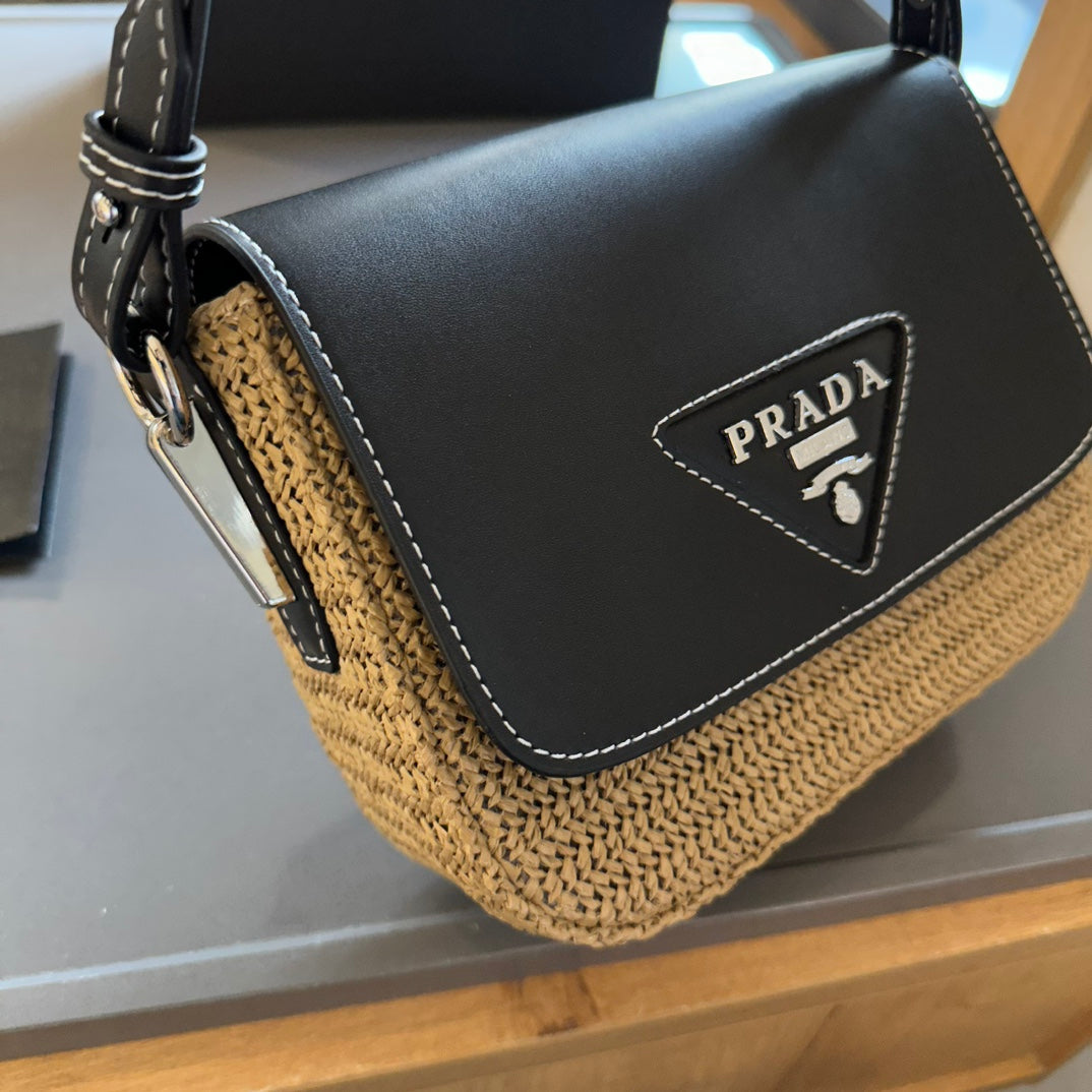 P summer fashion woven shoulder bag 0724041115