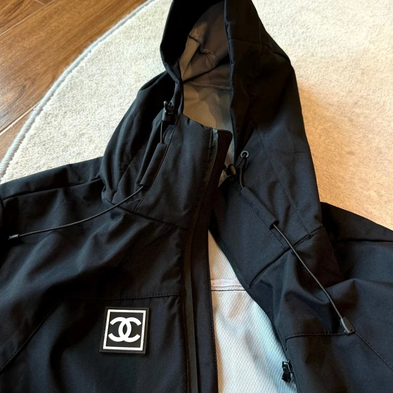 CH New Fashion Women Hooded Windbreaker Jacket XC1326090418