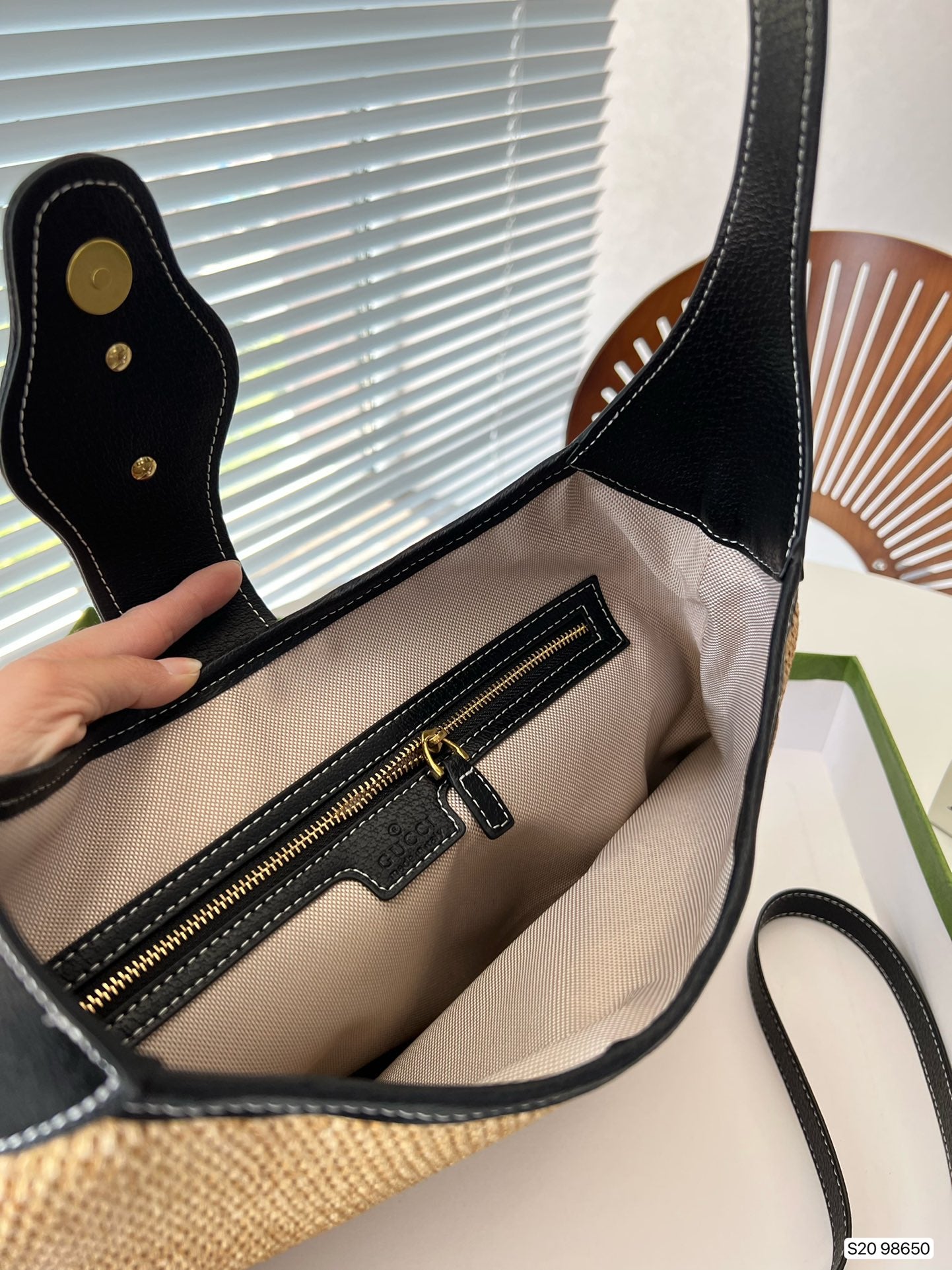 G fashion armpit woven bag 0724041132