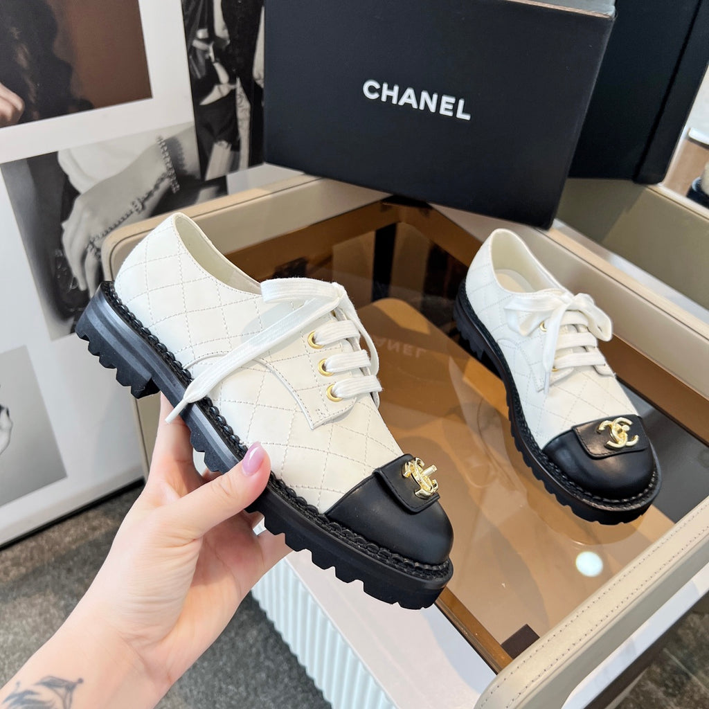 26SS New Women's Casual Leather Shoes 0726031012