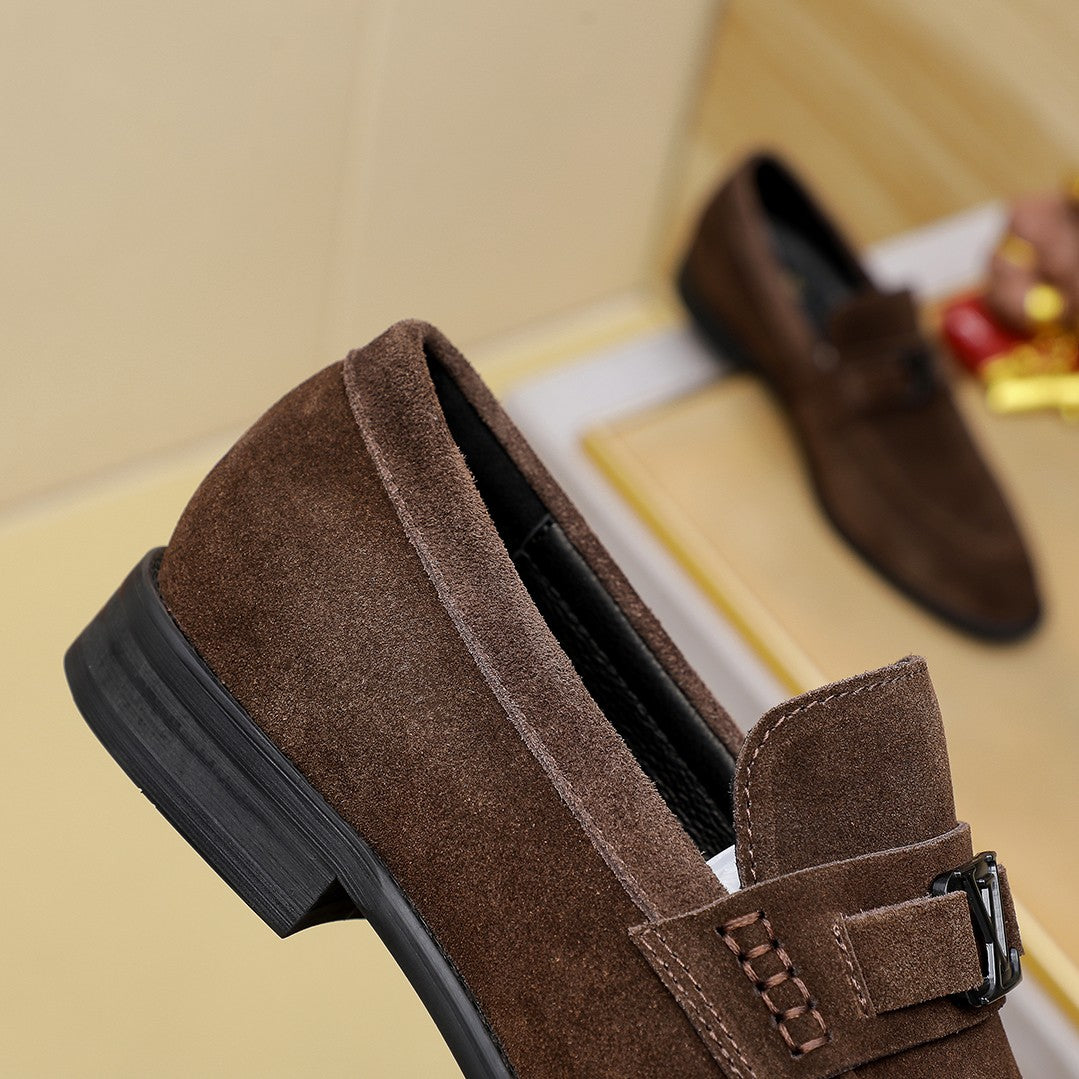 L men's suede business boat shoes 0725062318