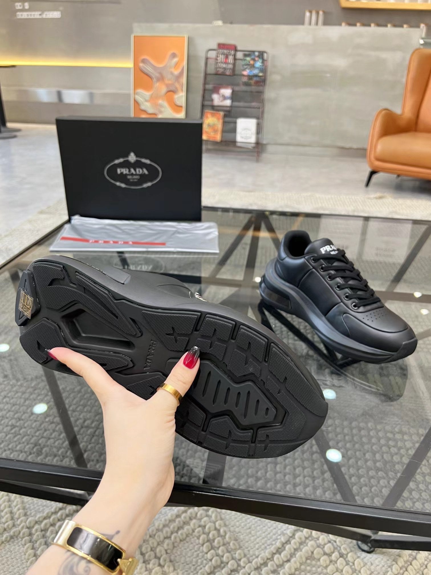 P men's new rubber-soled sports shoes 0724111910