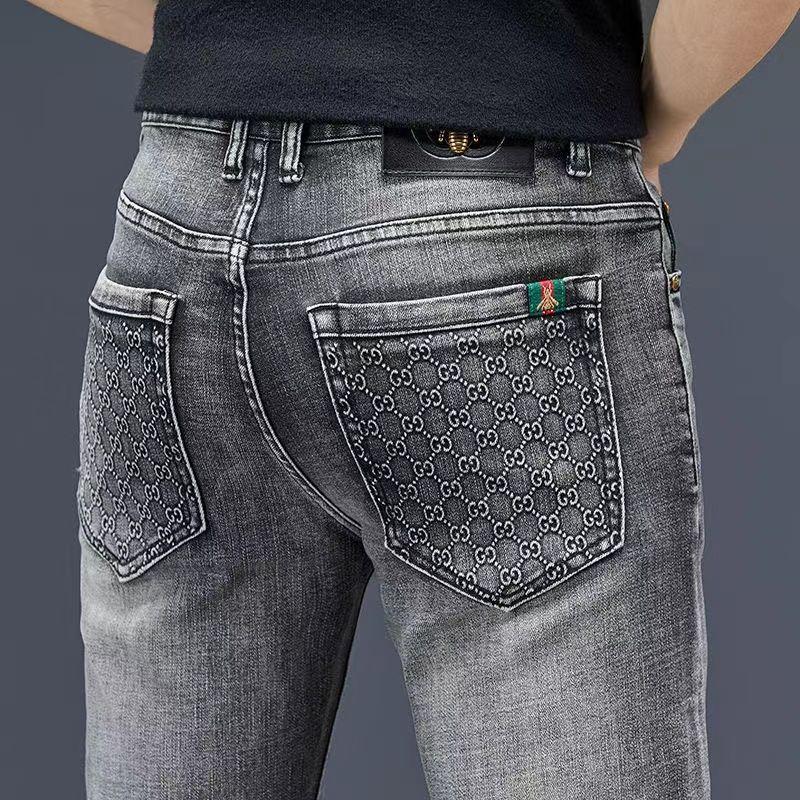 Men's Fashion Elastic Slim Fit Pants 0223112412
