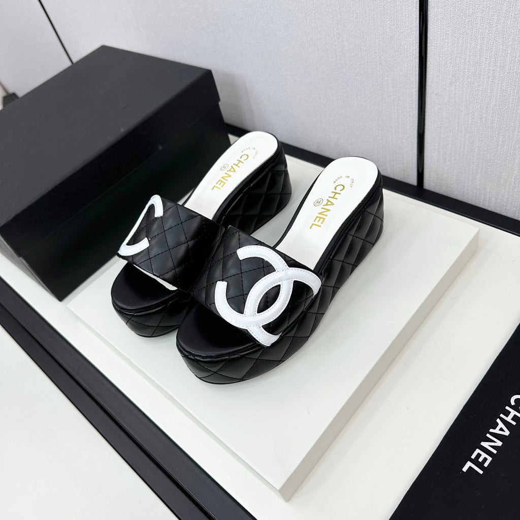 rhombus platform slippers 0724050601
