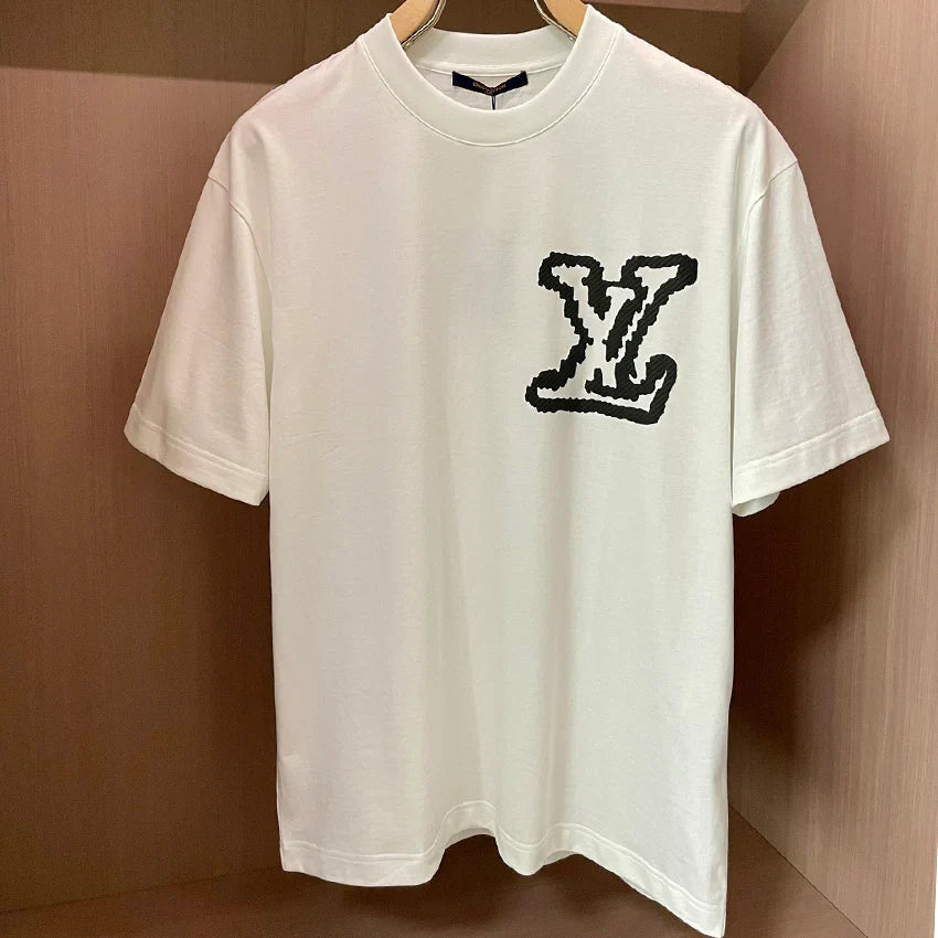 New fashion printed short sleeves 3D1024071520