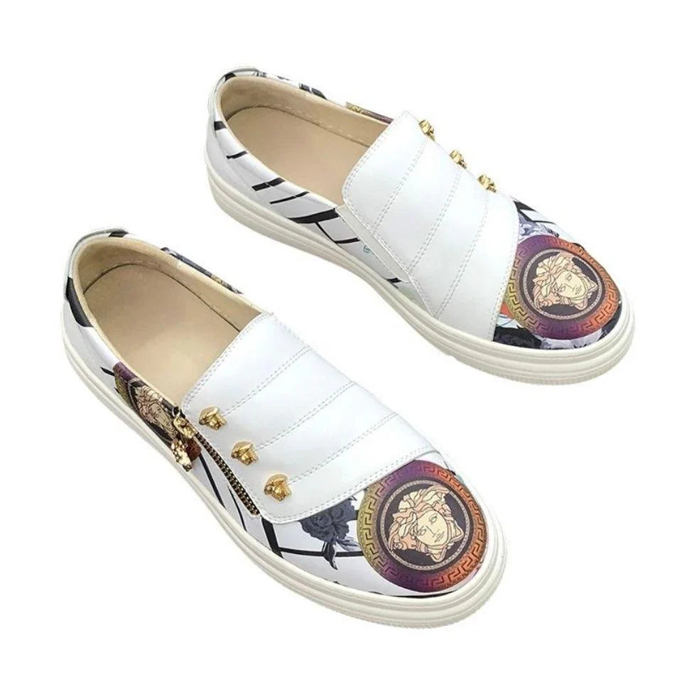 New Fashion Genuine Leather All-match Casual Shoes 1024041706