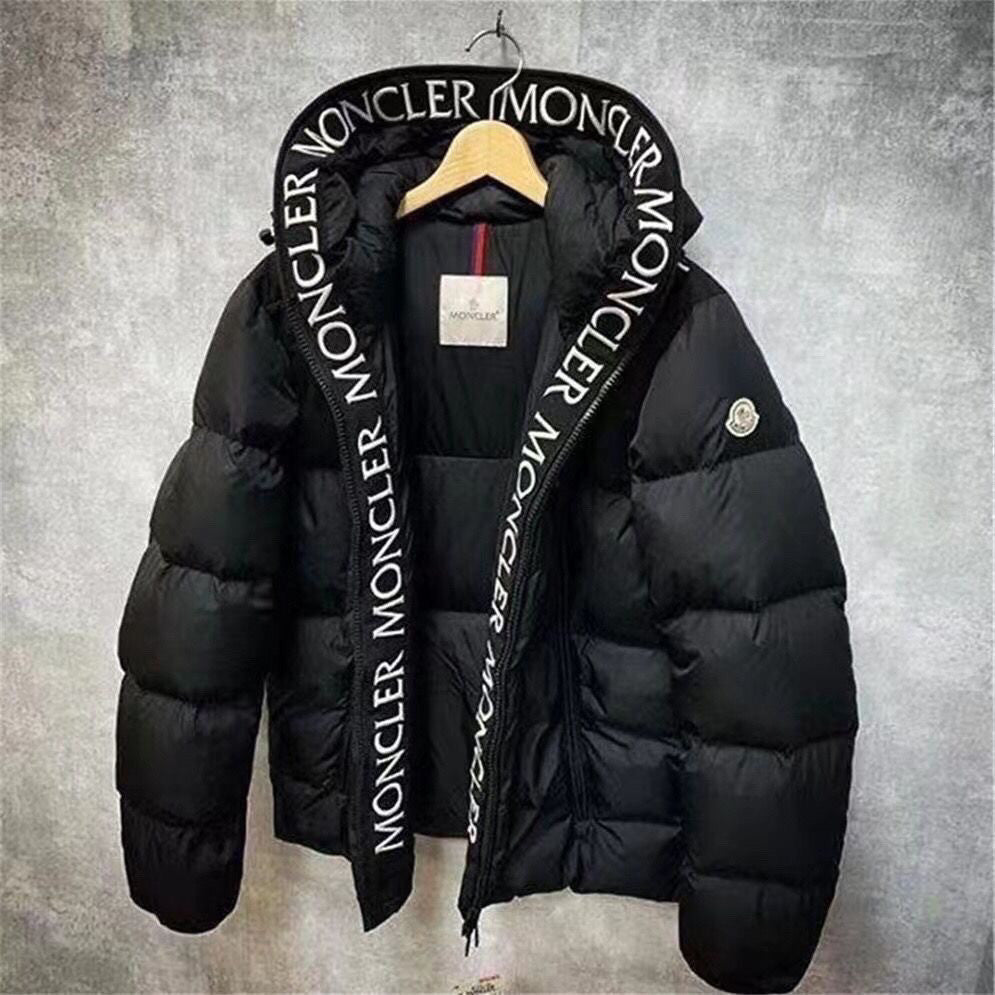 New Fashion Men's Letter Tape Hooded Down Jacket PD1326102116
