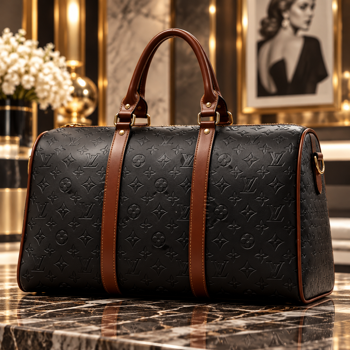 New Fashion Embossed Duffle Bag 3D1326101420