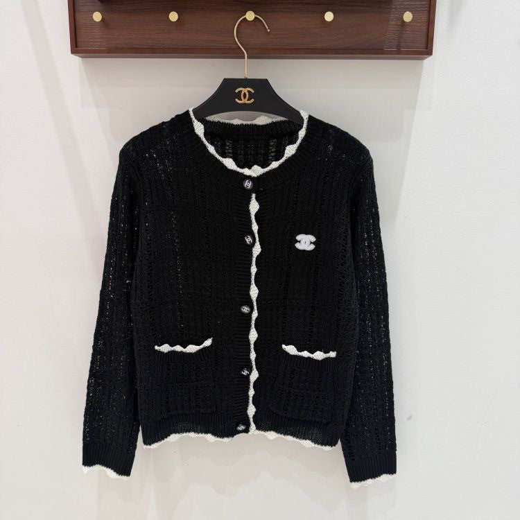 CHA 26ss Women's knitted cardigan PD1326091509