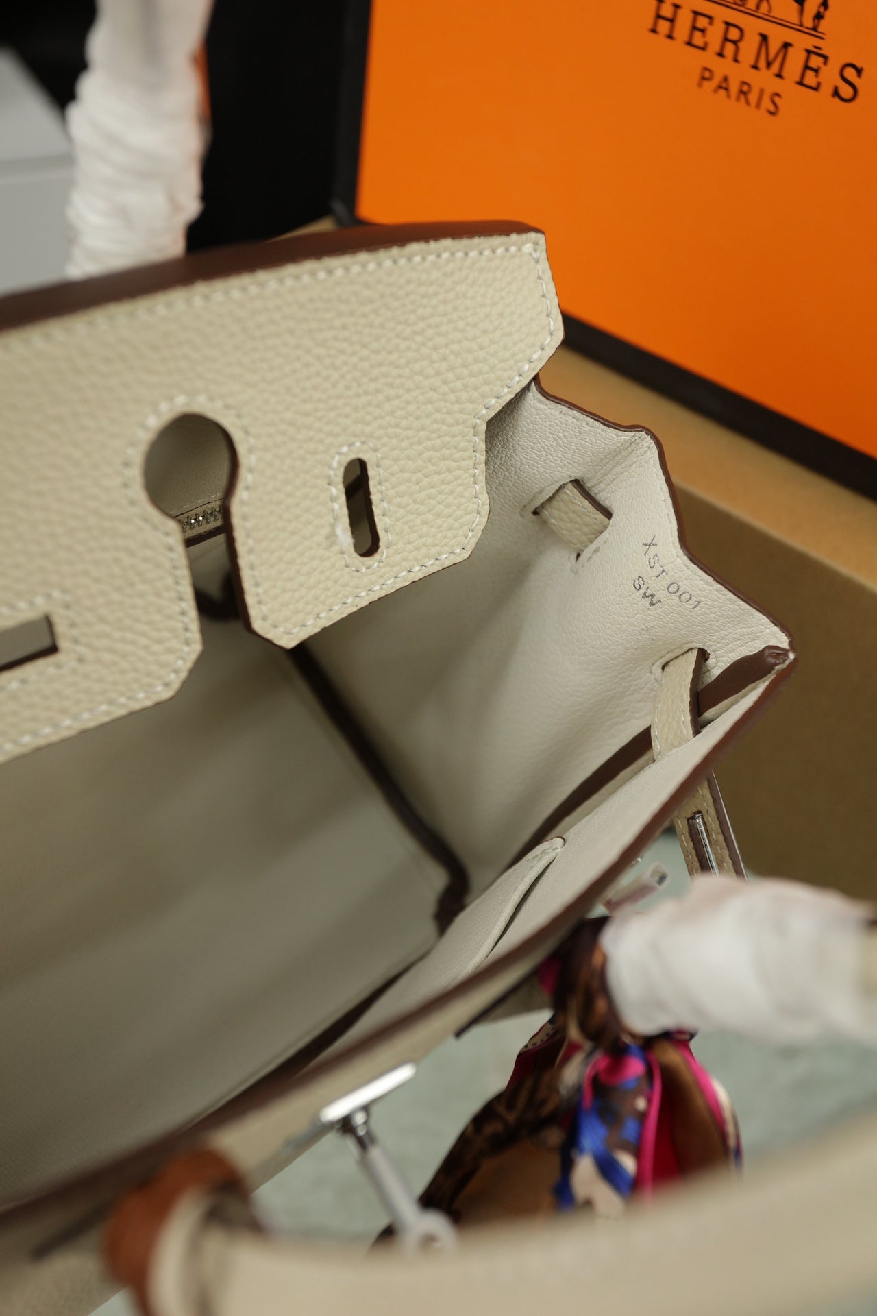 H Birkin platinum handbag 0724090201