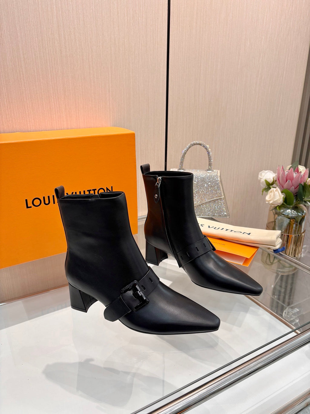 L fashion printing new 4.5cm short boots 0725102002