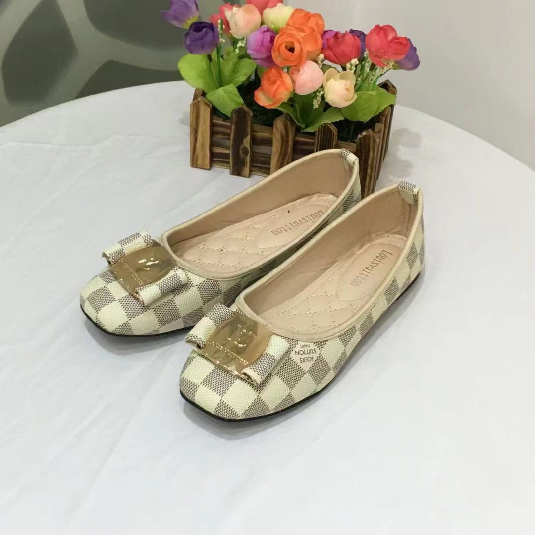 Classic Plaid Soft Sole Women's Loafers