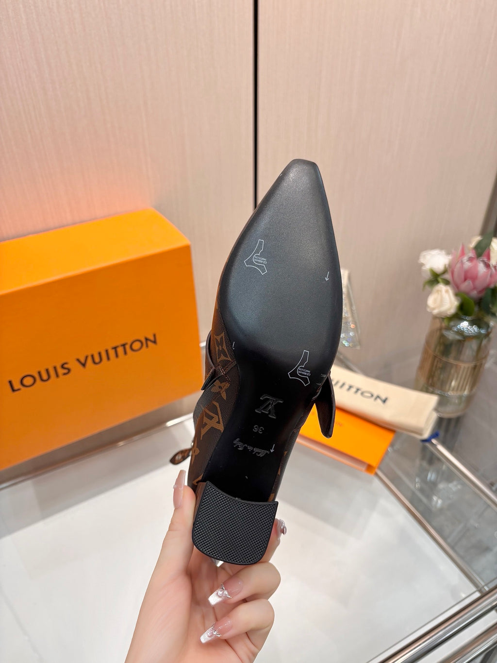 L fashion printing new 4.5cm short boots 0725102002