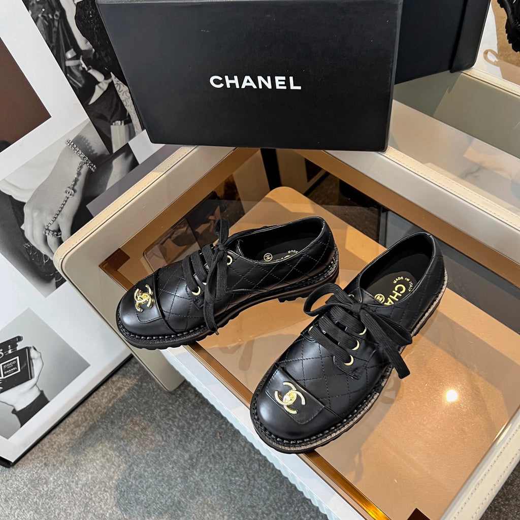 26SS New Women's Casual Leather Shoes 0726031012