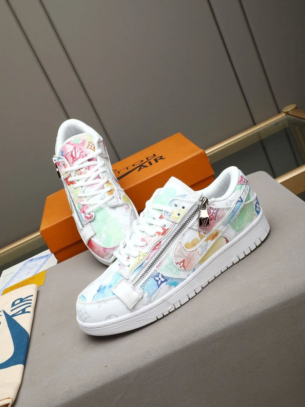 V x Nike Air Force 1 collaboration style sneakers 0726050802