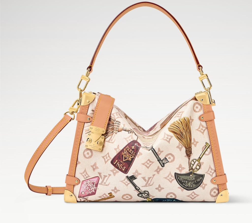 L & V Stylish Cowhide Key HandBag M0726052003