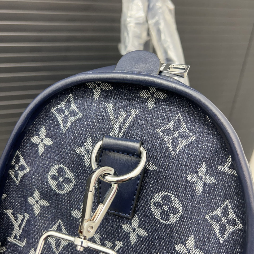 L Keepall Denim Travel Bag 1824120902
