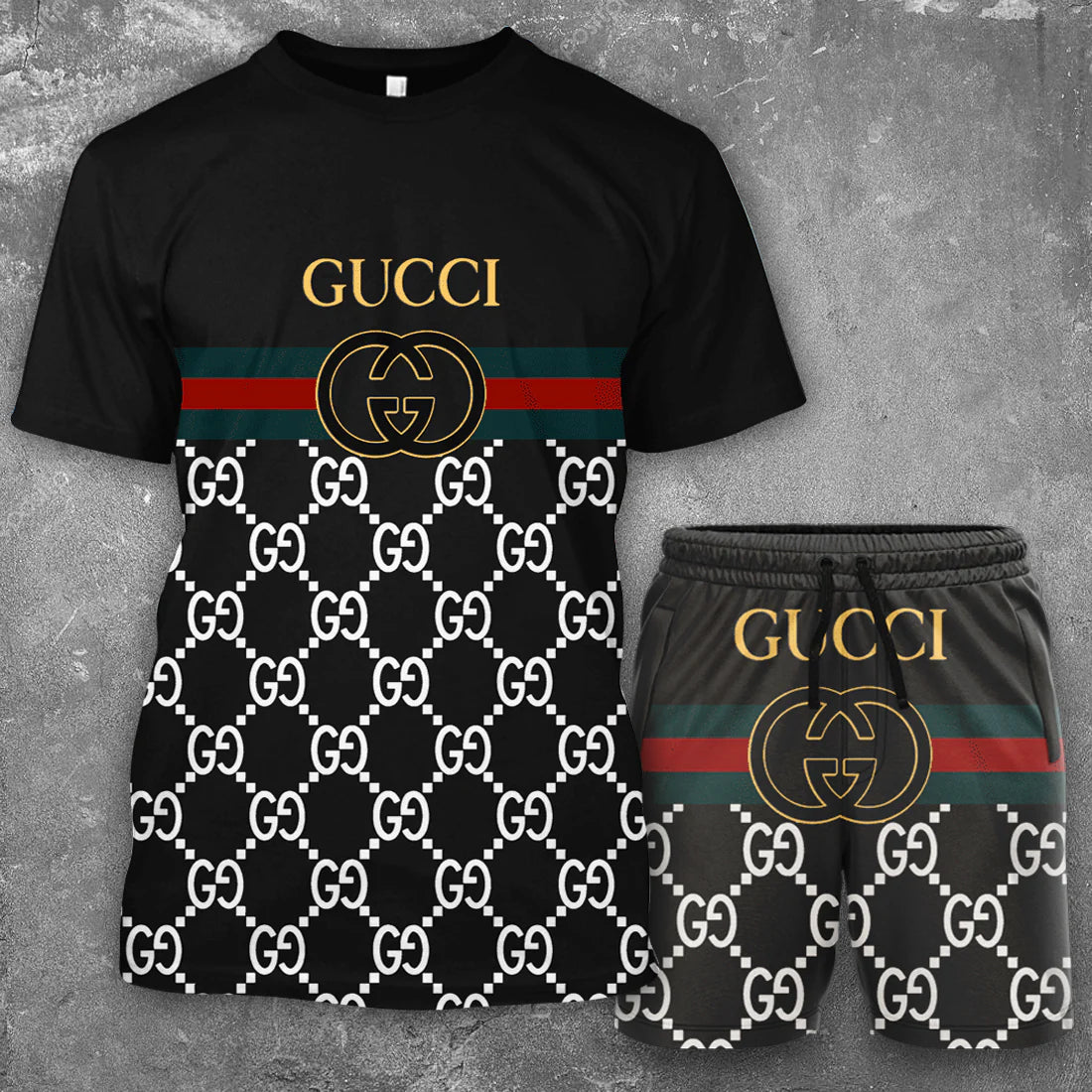 Limited Edition GC T Shirt & Short 3D Unisex 1025040313