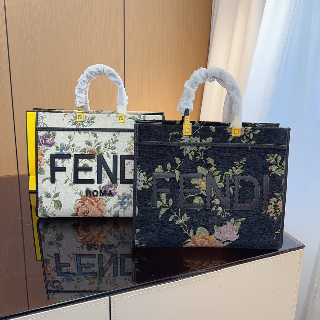 Embroidered floral tote bag 1824040707