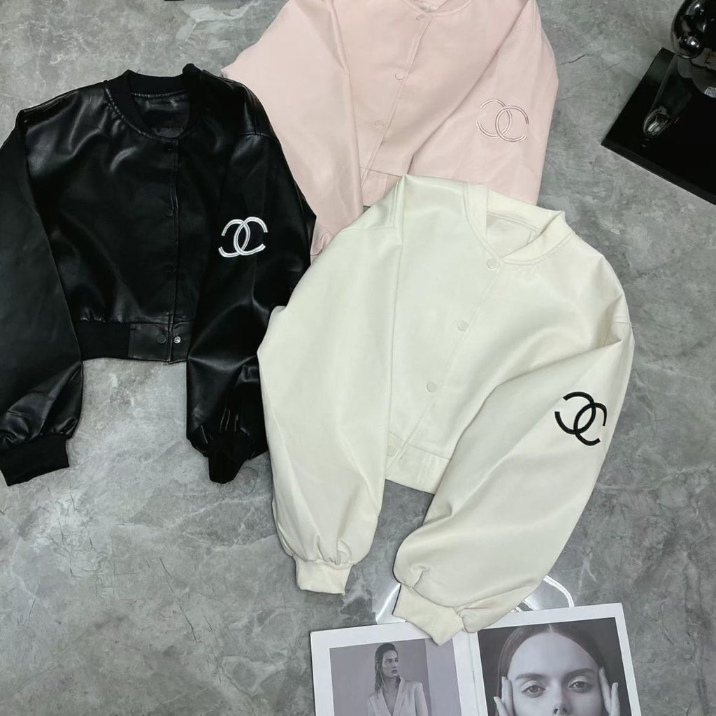 CC Fashion Short Leather Jacket