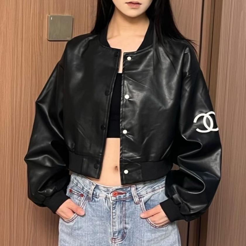 CC Fashion Short Leather Jacket