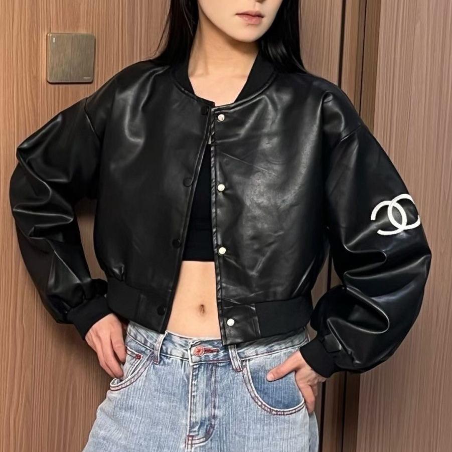 CC Fashion Short Leather Jacket