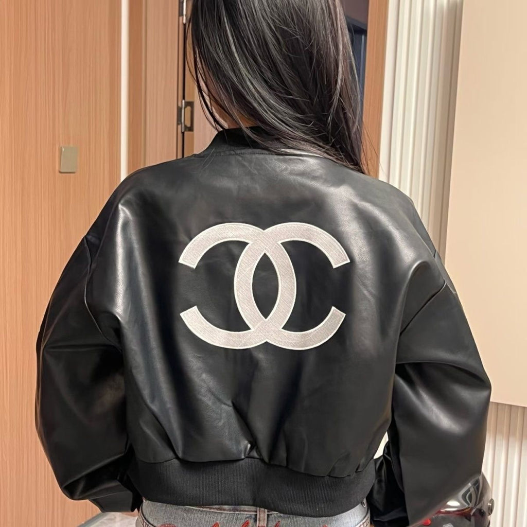 CC Fashion Short Leather Jacket
