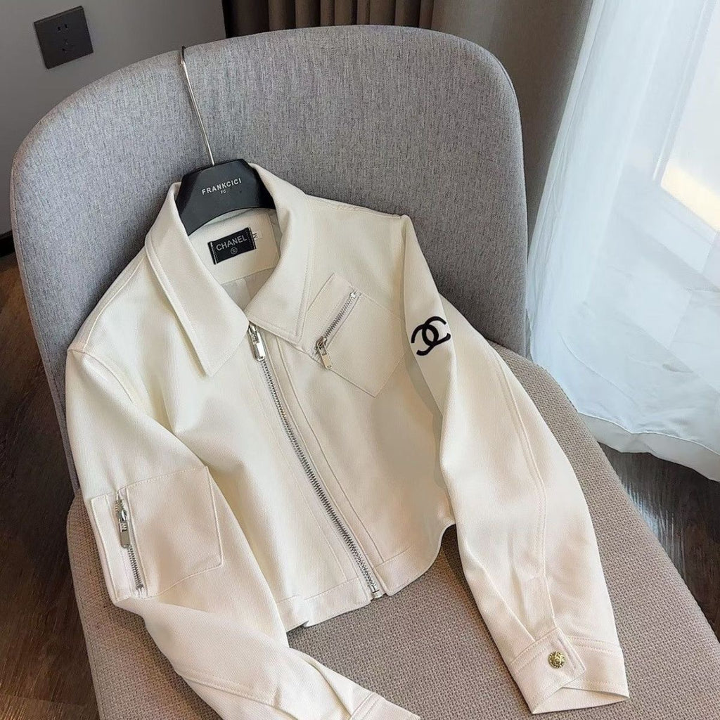 CC Fashion Short Leather Jacket 02