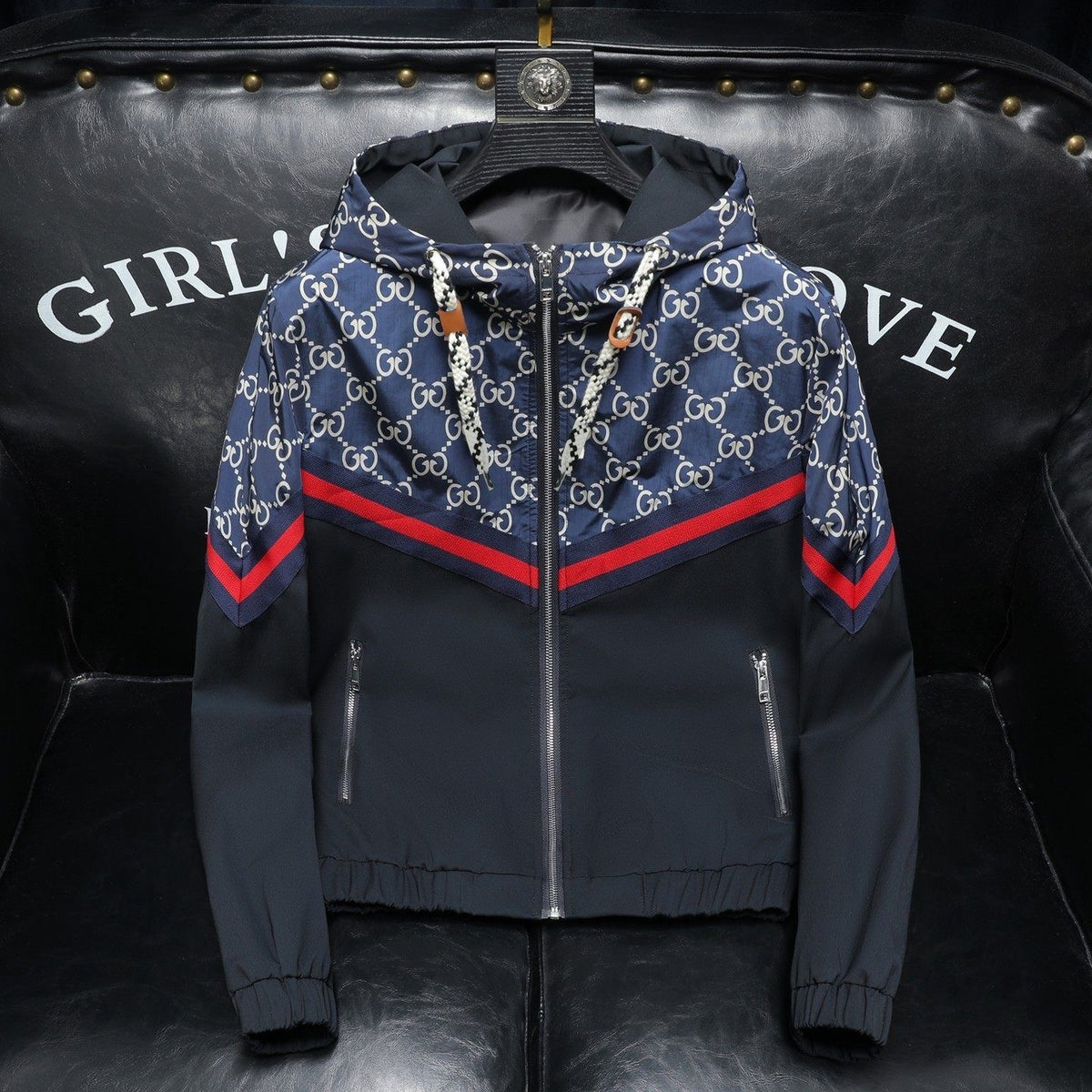 G26ss Hooded Stand Collar Jacket 0726090304