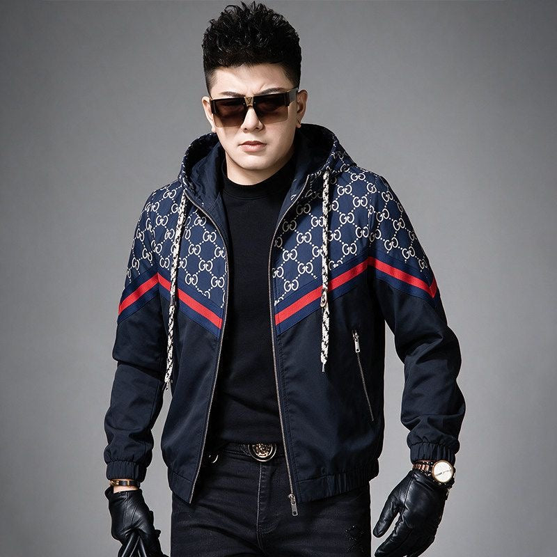 G26ss Hooded Stand Collar Jacket 0726090304