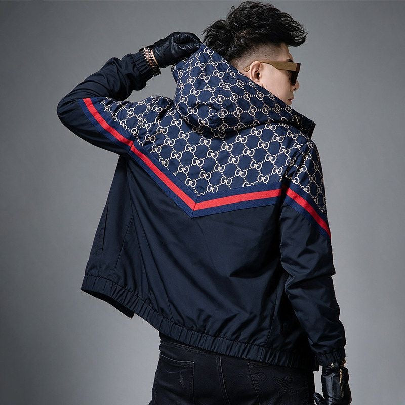 G26ss Hooded Stand Collar Jacket 0726090304