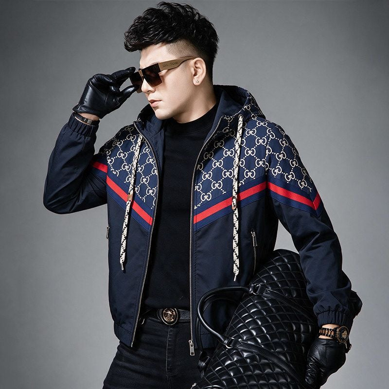 G26ss Hooded Stand Collar Jacket 0726090304