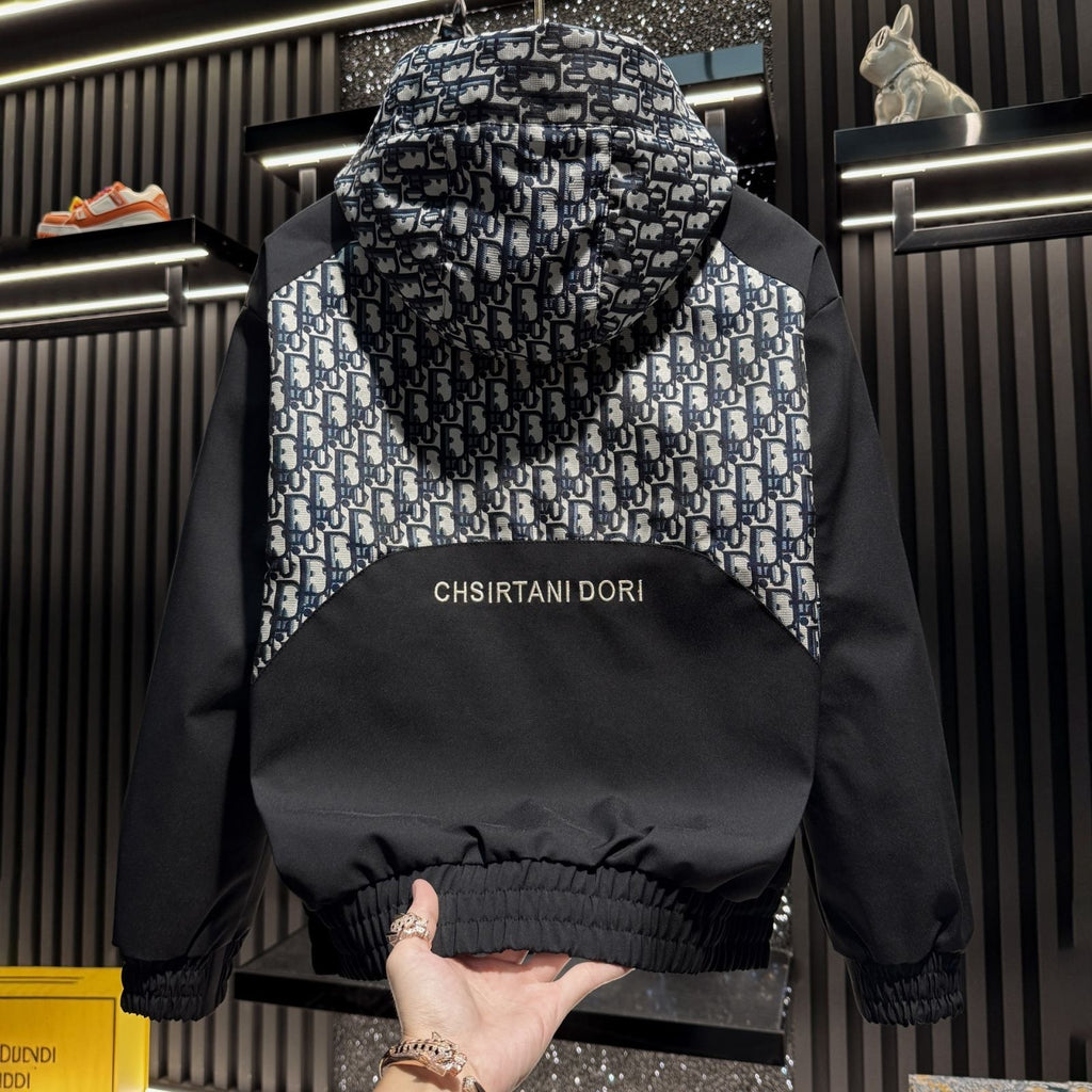 D26ss Hooded Zip-Up Jacket for Men 0726090302