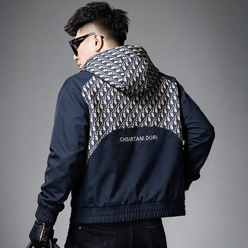 D26ss Hooded Zip-Up Jacket for Men 0726090302