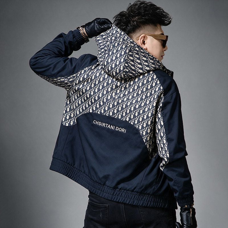 D26ss Hooded Zip-Up Jacket for Men 0726090302