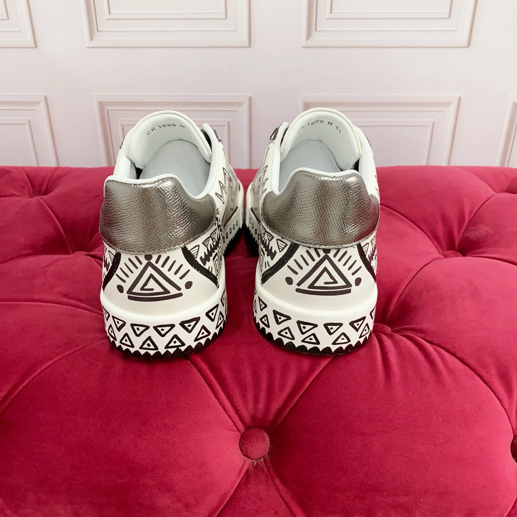 DG New Fashionable Printed Couple Sneakers 0726090321