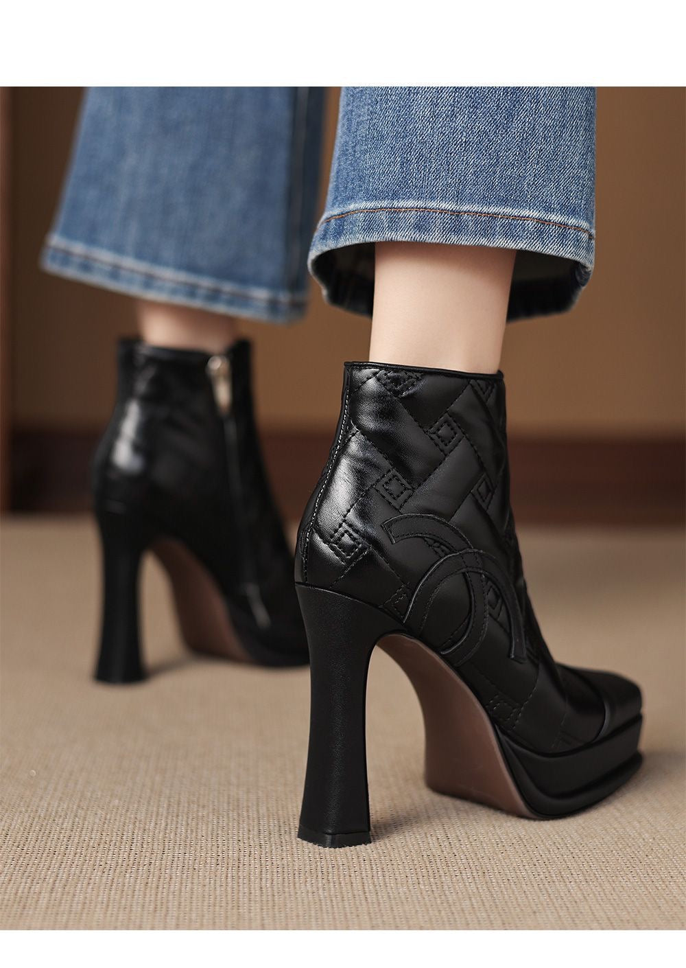 CCLeather Women's High Heeled 0726102602
