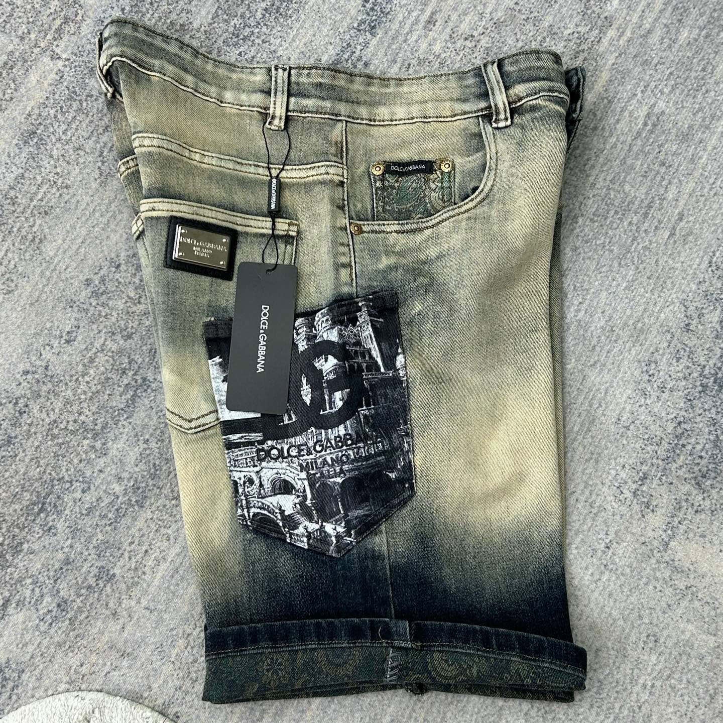 New Men's Denim Shorts 1026062506