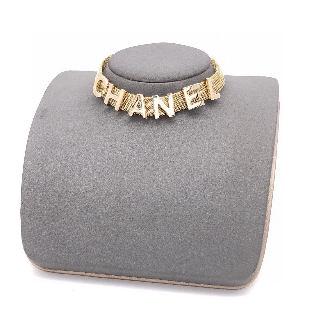 brass letter necklace 0724110603