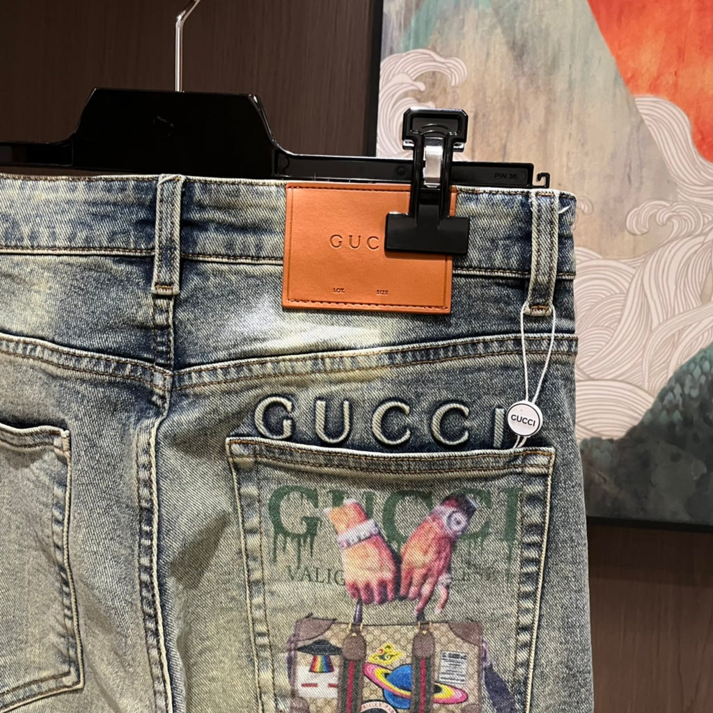 Fashion new men's jeans 0724101210