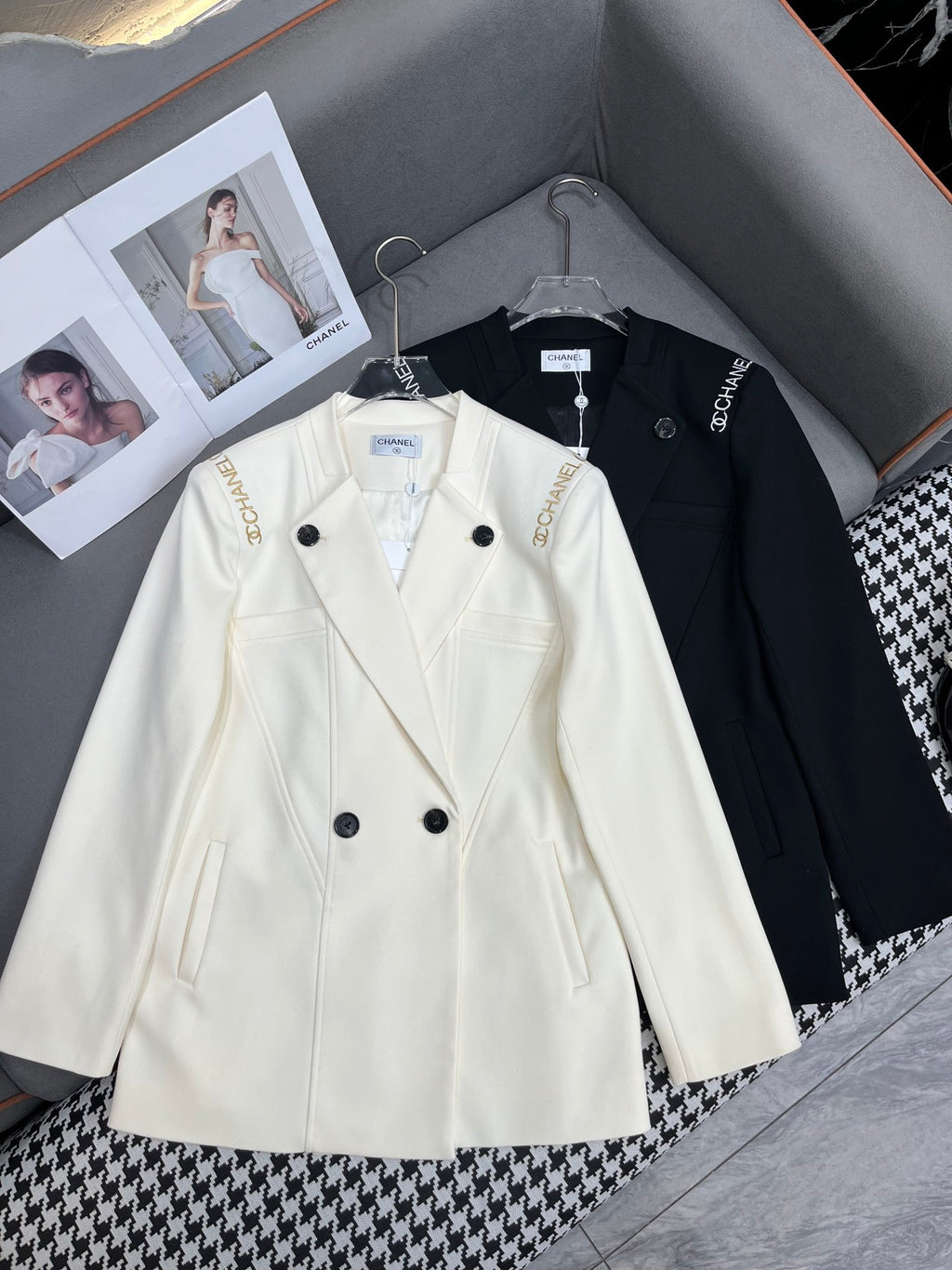 24SS autumn and winter new suit jacket/letter embroidery 0724121107