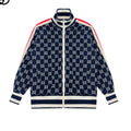 Men's Classic Double G Printed Jacquard Ribbon Jacket