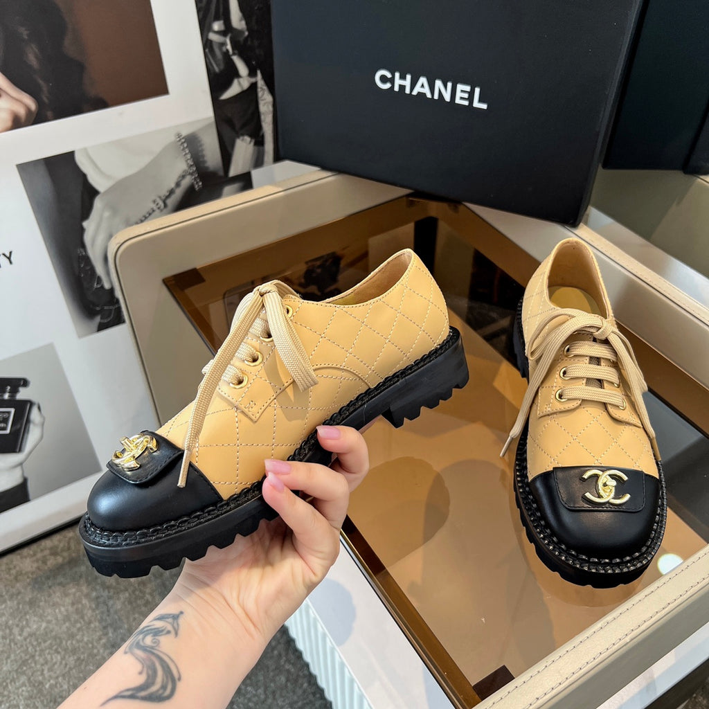 26SS New Women's Casual Leather Shoes 0726031012