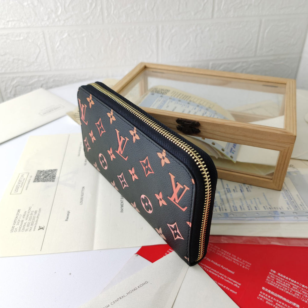 Silk screen multicolored small wallet Z XC16051005