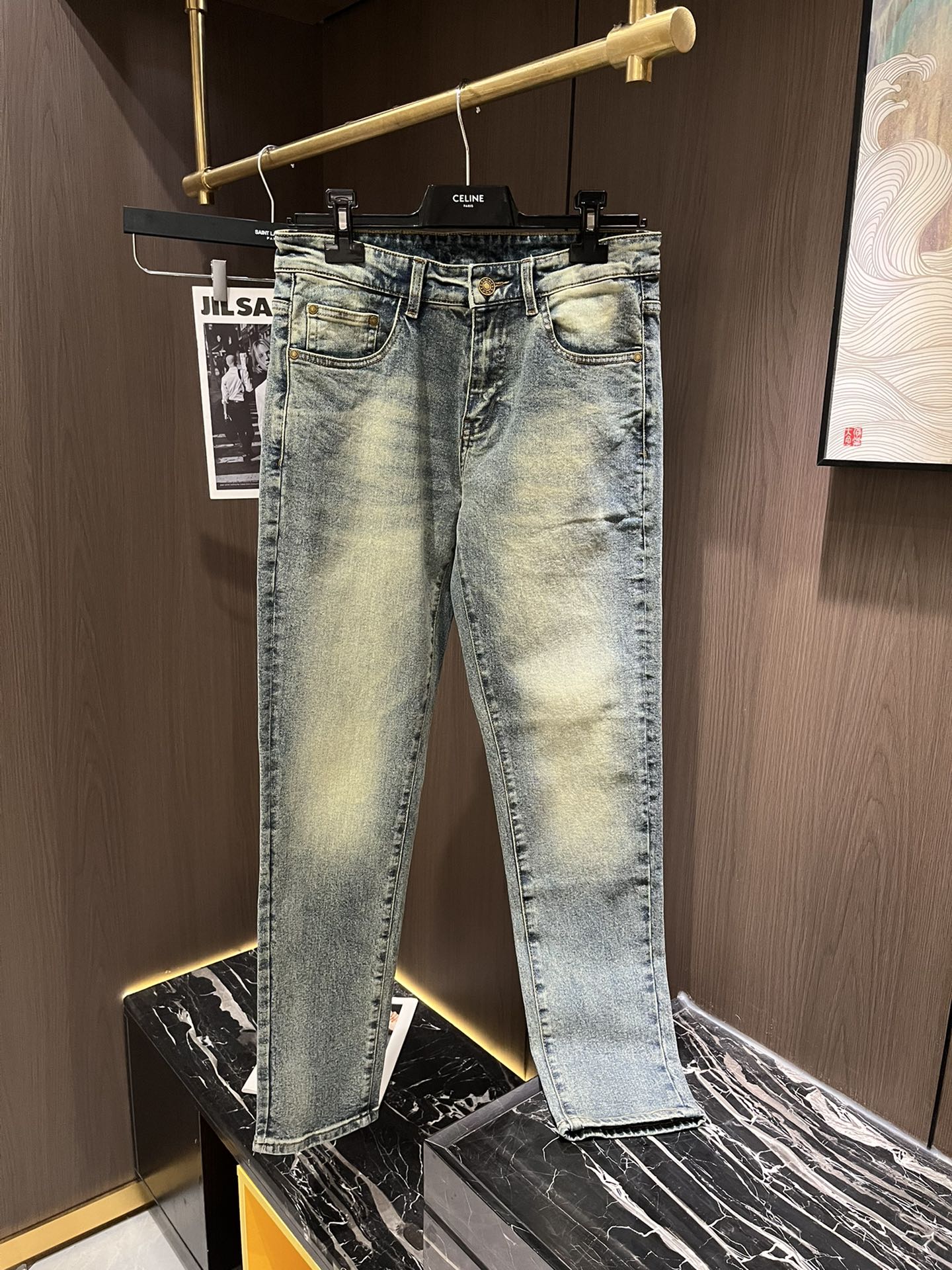 Fashion new men's jeans 0724101210